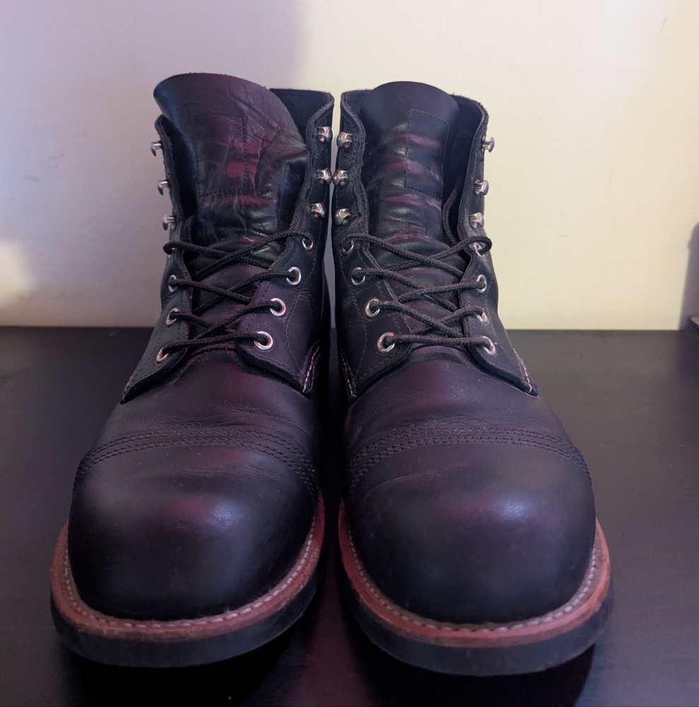 Black Leather Men's Boots
